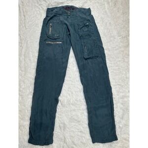 Johnny Was Green/Teal Cargo Pants Casual size‎ 6